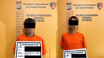 Polresta Pekanbaru Aman Kan Dua Pemuda Pelaku Pencabulan Anak