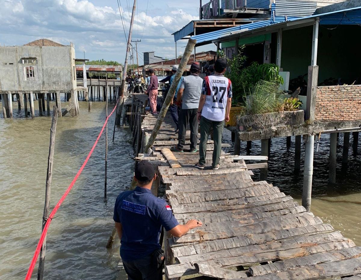 Bupati Bistamam Perintahkan Dinas PUTR Rohil Perbaikan Darurat Jalan Kuning Jalil Panipahan