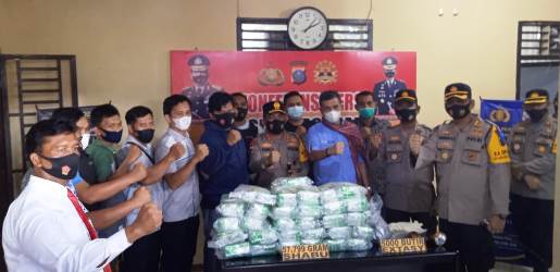 Polres Asahan Ungkap Penyeludupan Narkoba 57 Kg