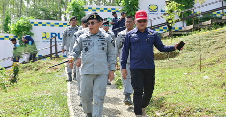 Kepala Bakamla RI Terpantau Tinjau Lahan di IKN Nusantara