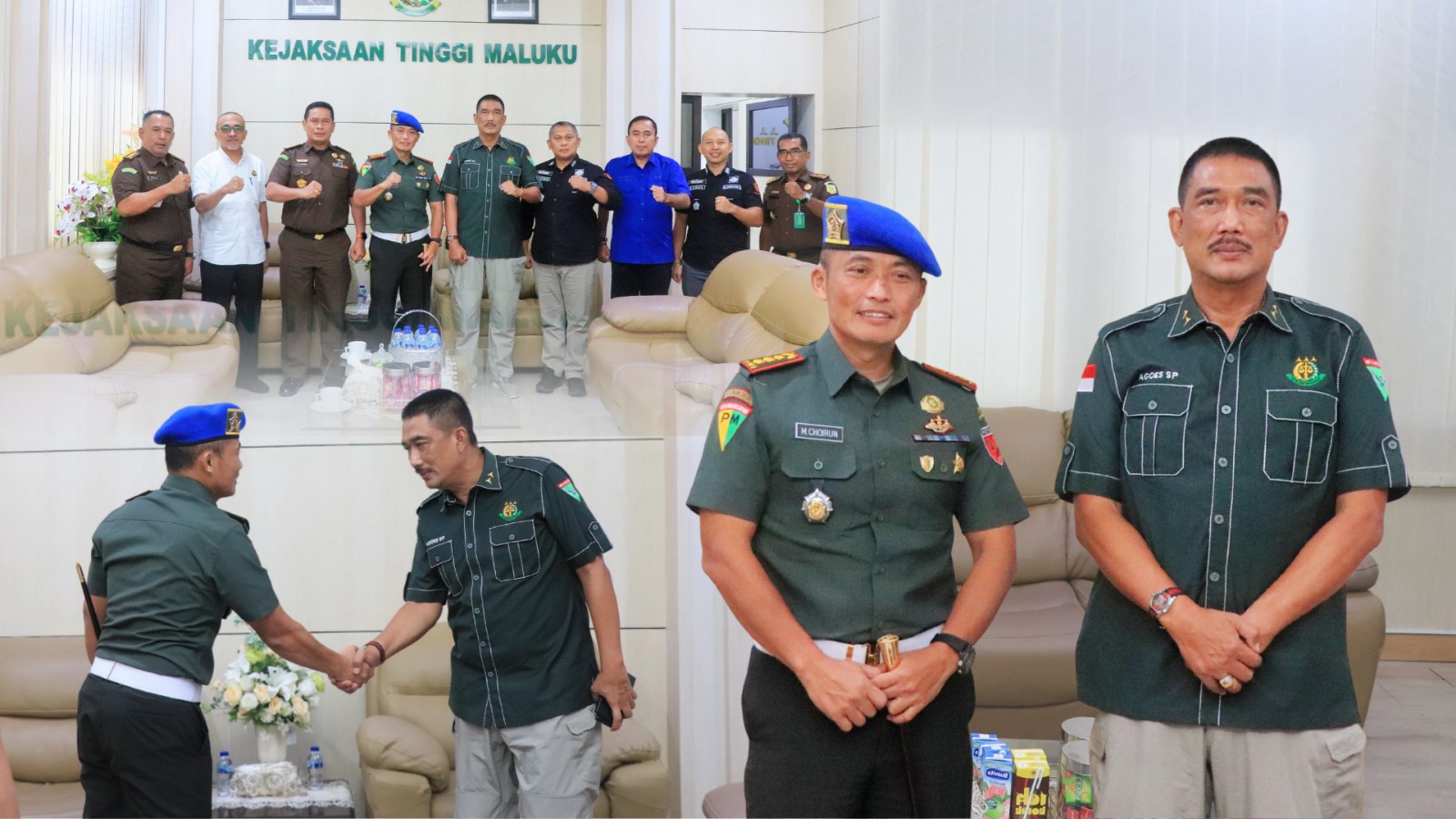 Pererat Sinergi, Kajati Maluku Terima Kunjungan Danpomdam XV/Pattimura yang Baru