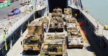 Tank Canggih M1A1 Abrams Dan Puluhan Kendaraan Taktis Didatangkan Australia