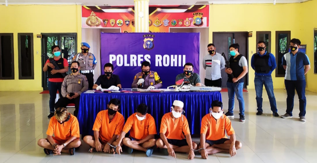 Selama Januari 2021, Jajaran Polres Rohil Berhasil Ungkap 19 Perkara Tindak Pidana Khusus