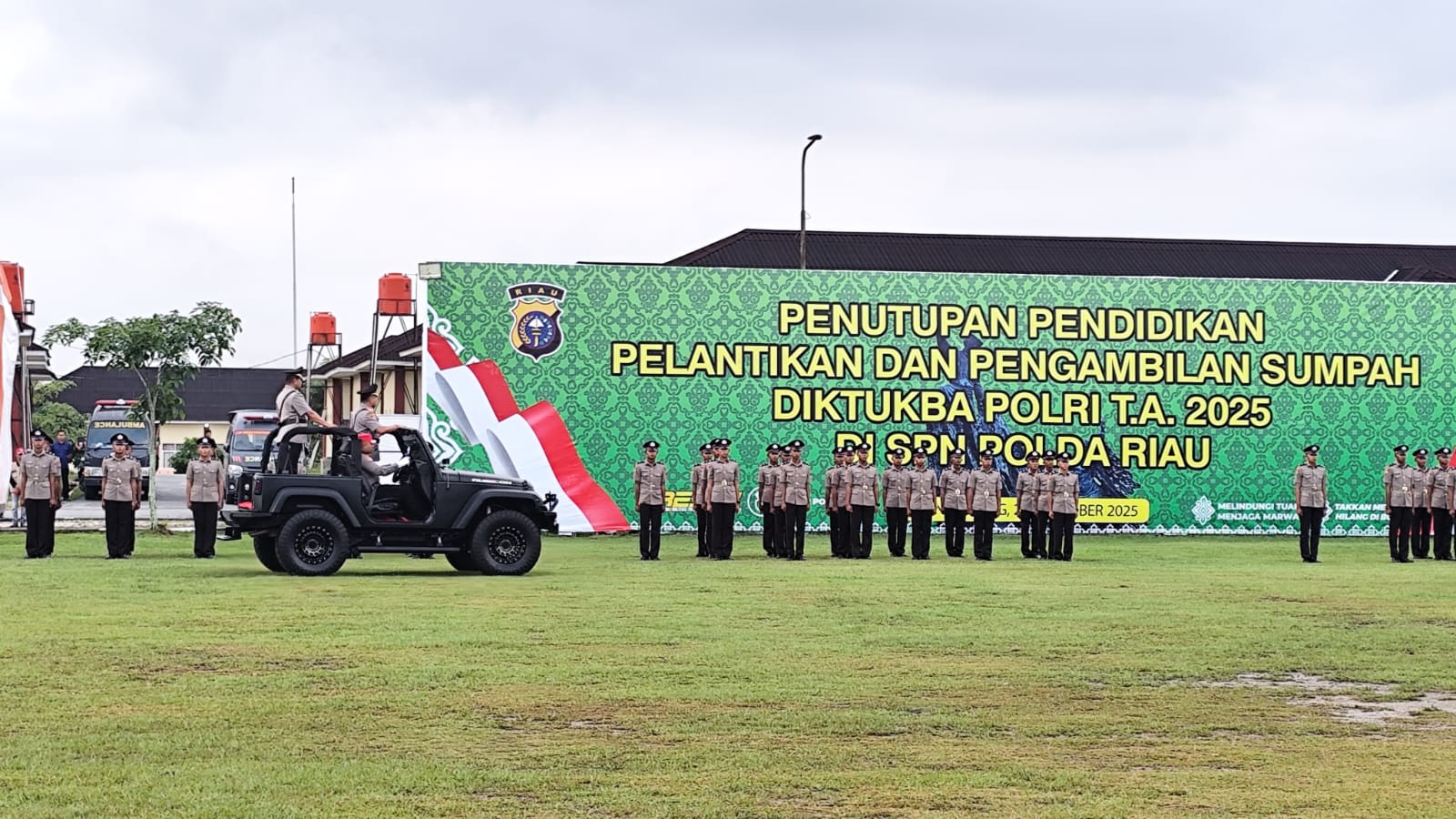 Irjen Hery Lantik 111 Siswa SPN Polda Riau Jadi Anggota Polri