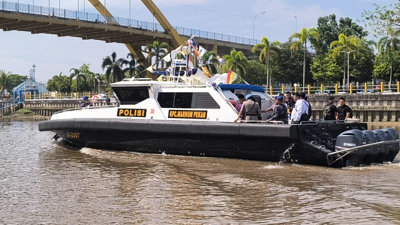 Kapal Patroli Canggih Milik Polda Riau Siap Amankan Perairan dari Pelaku Kriminal