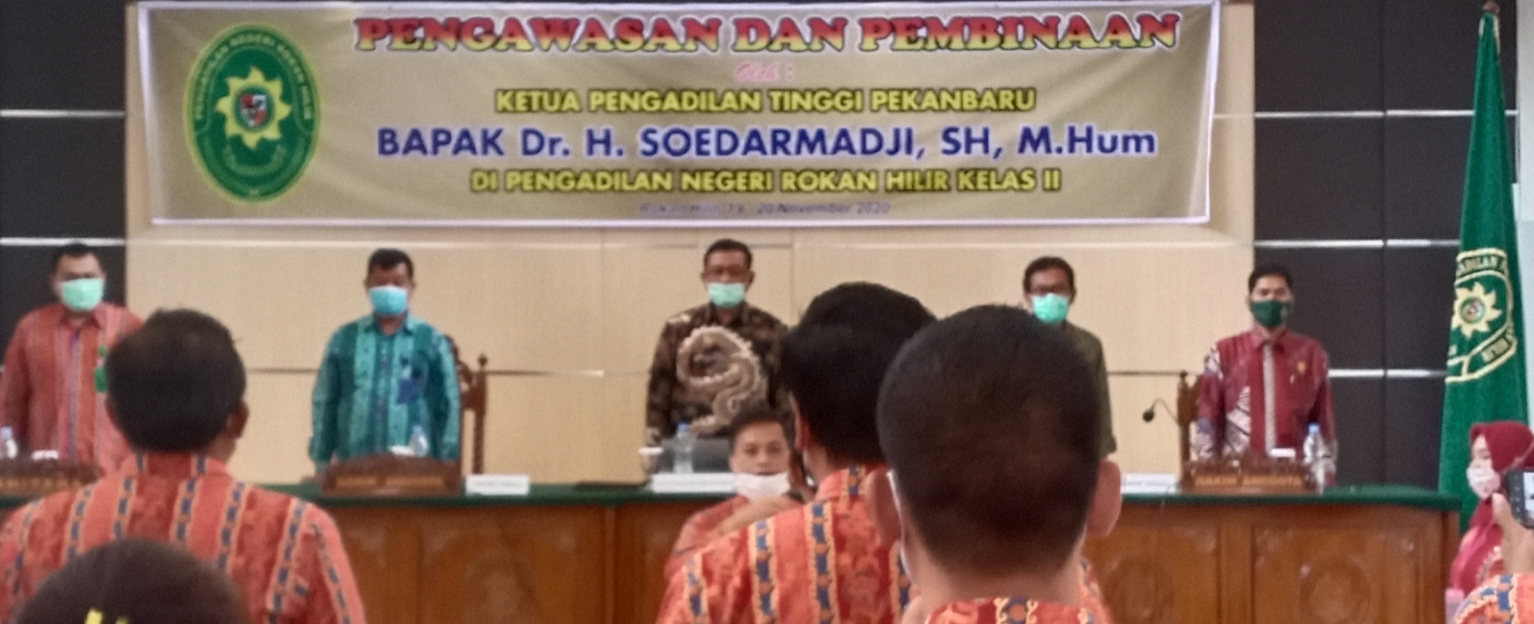 Kunker Ke Rohil, KPT Pekan Baru Apresiasi Perkantoran dan Kinerja PN Rohil