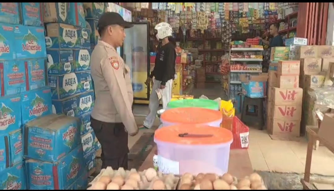 Pastikan Stok Aman, Polsek Senapelan Rutin Pantau Ketersediaan Pangan