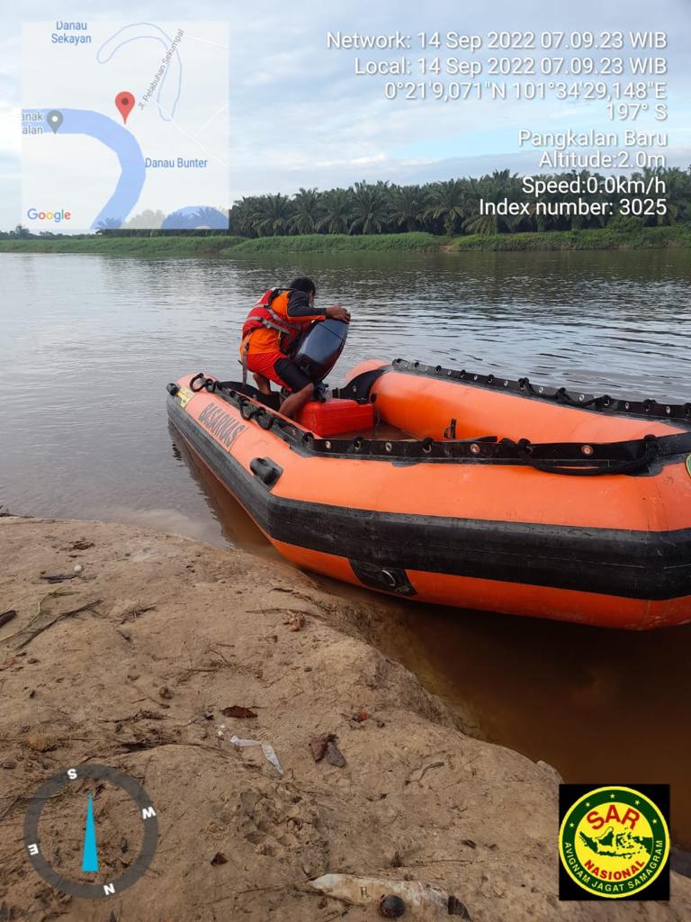 Tim SAR Lanjutkan Pencarian Nelayan Tenggelam di Sungai Kampar