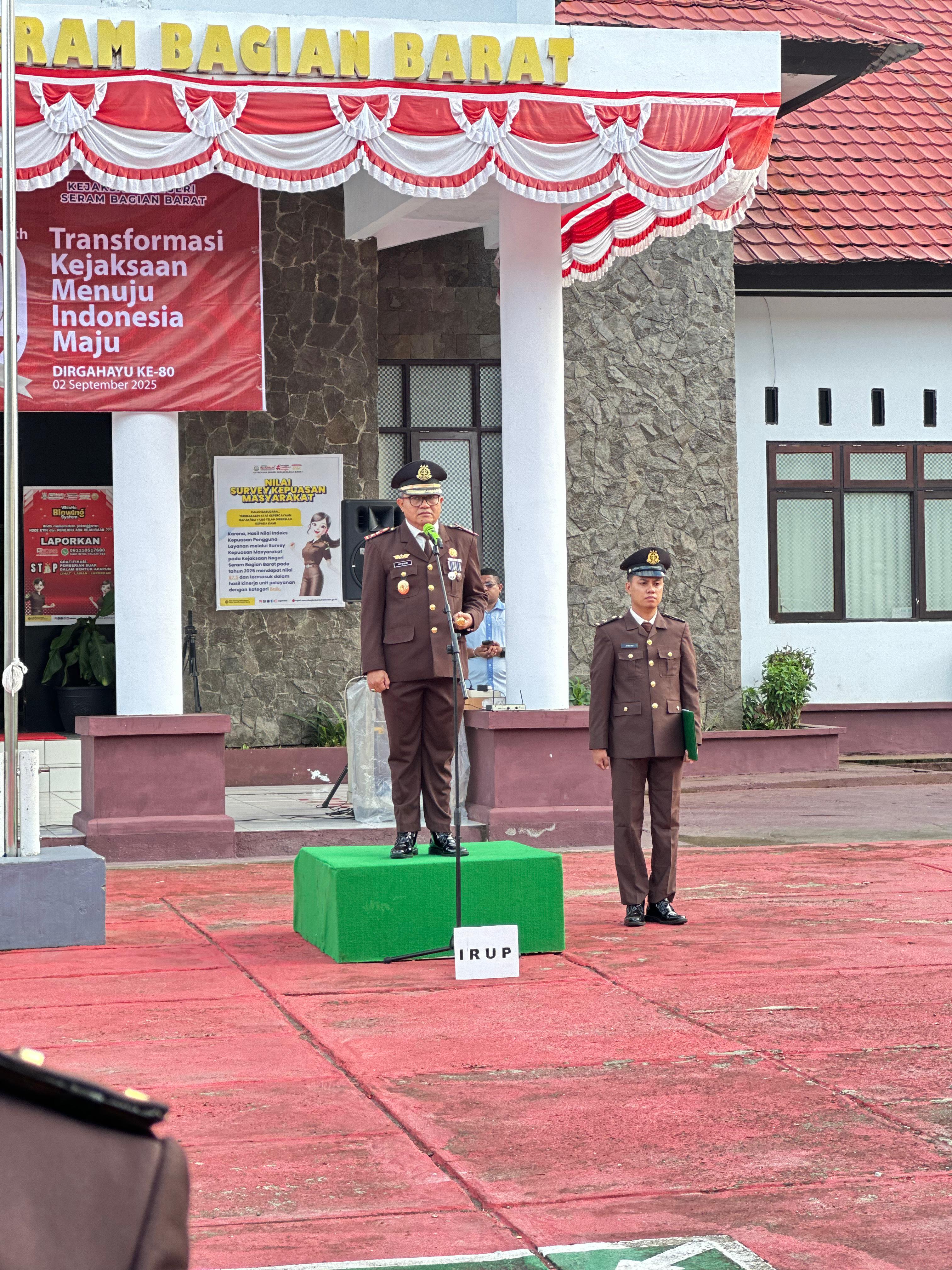 Kejari Seram Bagian Barat Peringati Hari Lahir Kejaksaan ke-80: Momentum Perkuat Integritas dan Transformasi Hukum