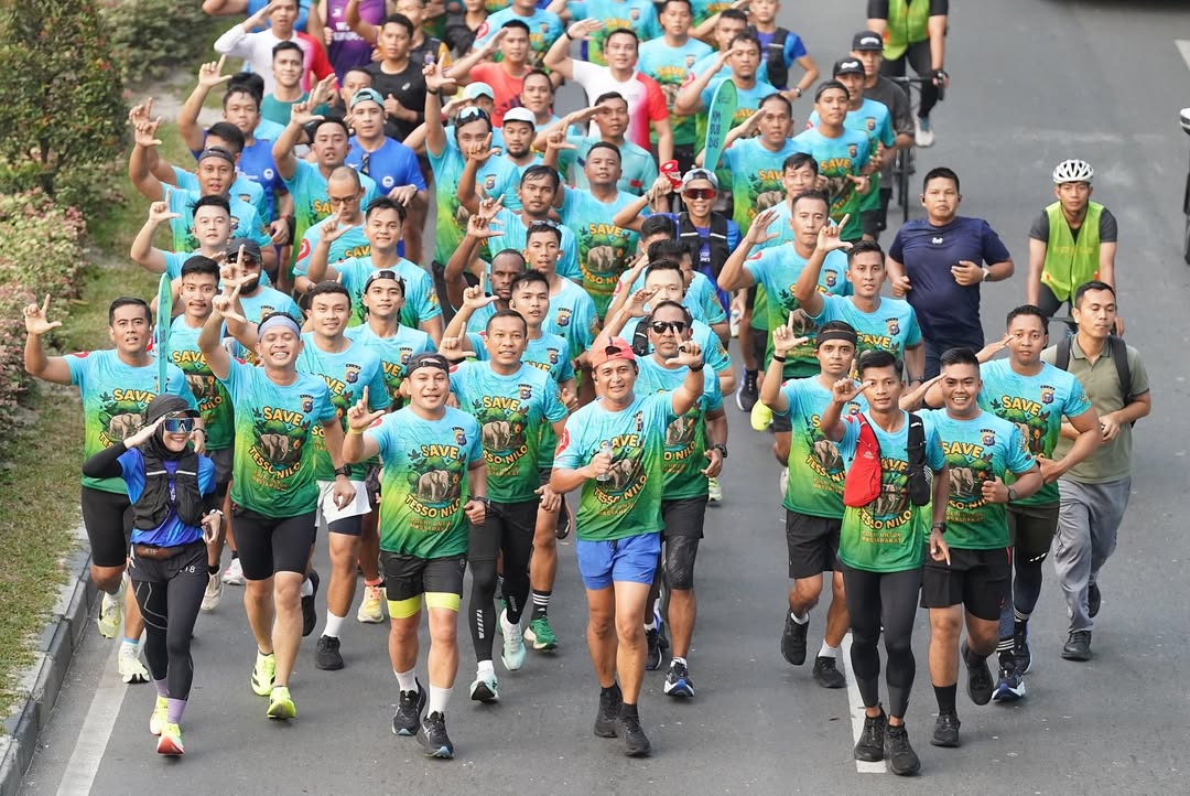 Diikuti 12 Pelari Internasional, 2.550 Personil Gabungan Siaga Amankan Riau Bhayangkara Run 2025
