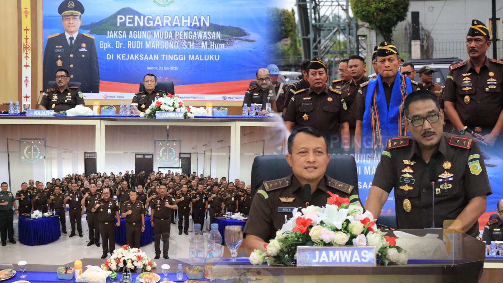 Kejati Maluku Tuntaskan 245 Perkara, JAMWAS Puji Capaian Kinerja dan Serapan Anggaran
