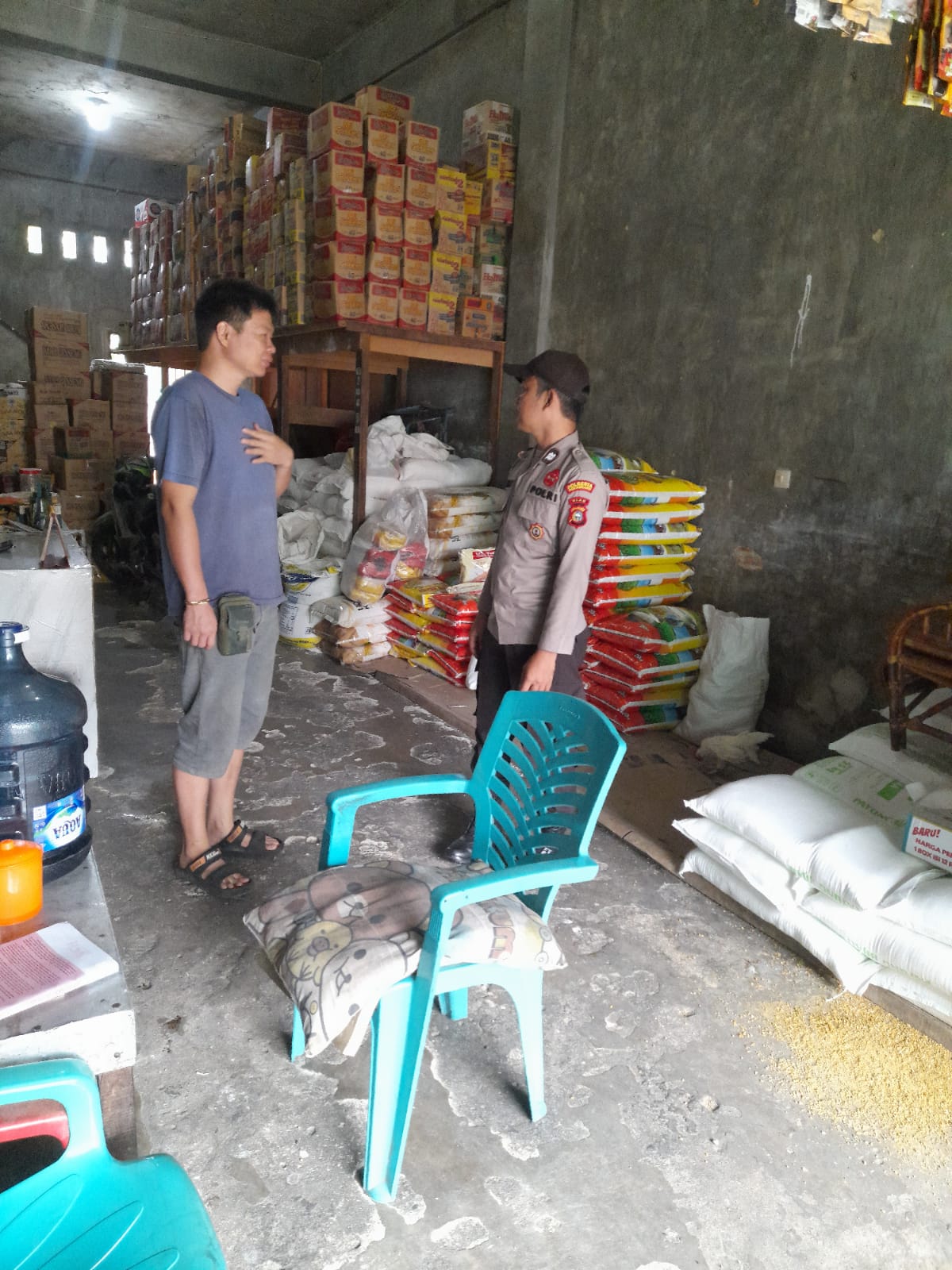Dukung Swasembada Pangan, Polsek Senapelan Pantau Stok Sembako di Sejumlah Toko