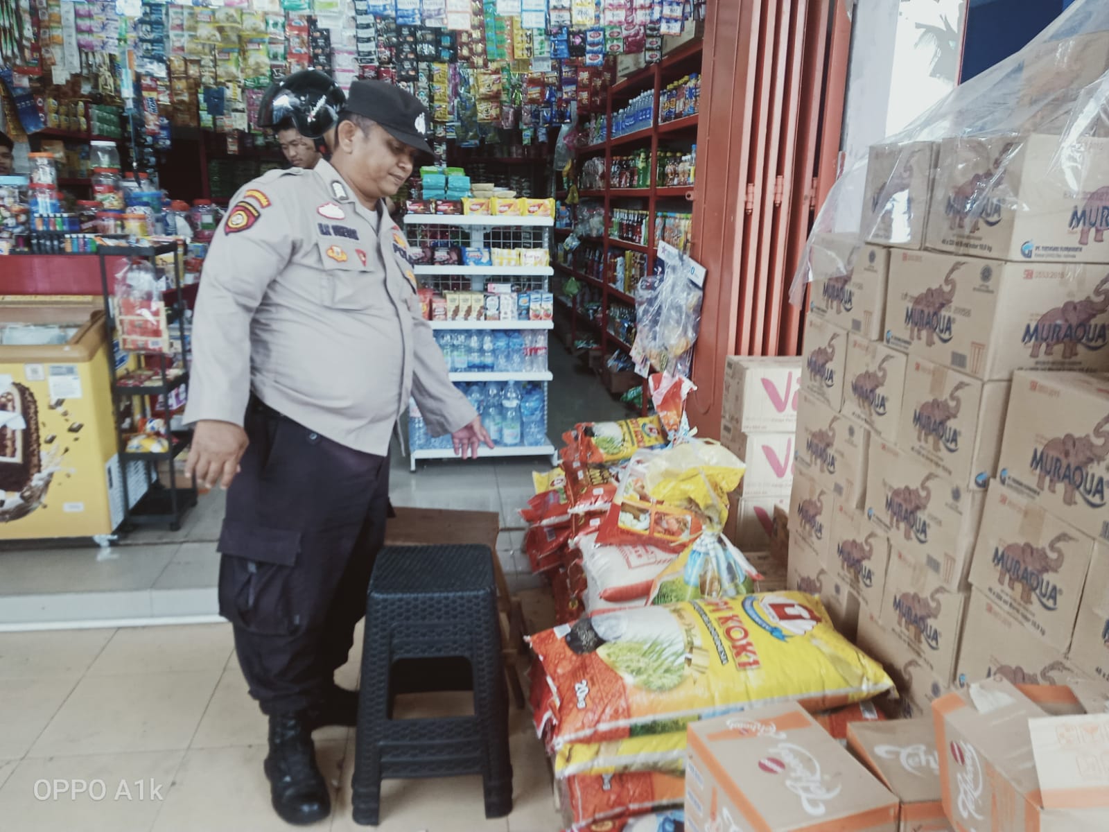 Pastikan Stok Pangan Aman, Polsek Senapelan Rutin Lakukan Pengecekan di Sejumlah Retail