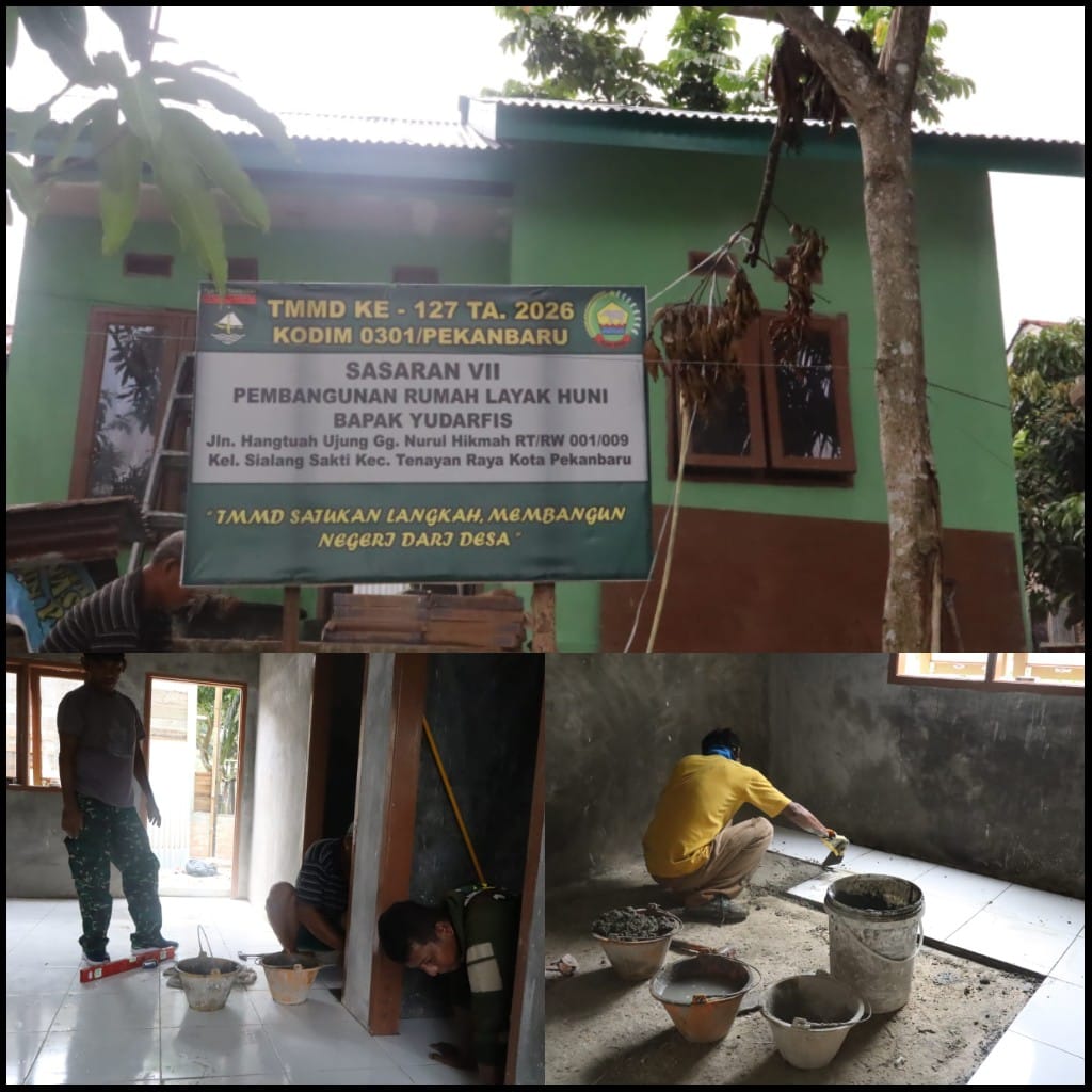 Kehangatan Kemanunggalan: Rumah Bapak Yudarfis Kini Hampir Rampung