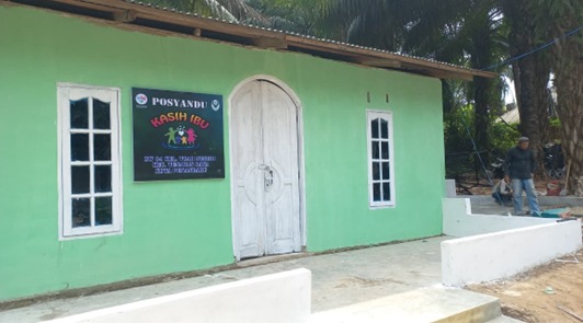 Lebih Rapi dan Asri, Posbindu Kasih Ibu Siap Layani Kesehatan Masyarakat Tuah Negeri