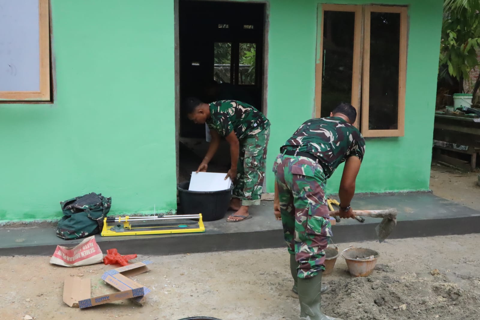 TMMD ke-127 Hadirkan Hunian Nyaman, RTLH Sarianis Nyaris Selesai