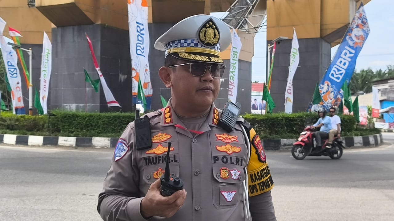 Inilah Sosok di Balik Lancarnya Arus Lalin di Lokasi Pacu Jalur Kuansing 2025