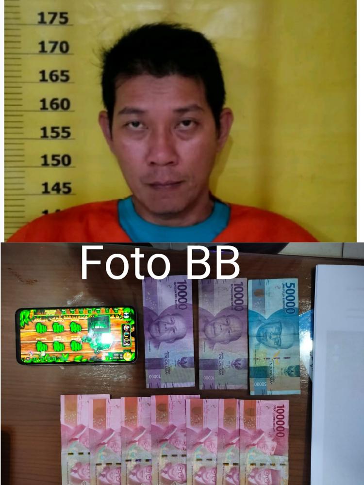Resahkan Warga, Bandar Chips Higgs Domino di Pulau Halang di Tangkap Polisi