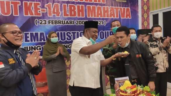 Wakil Bupati Rohil Hadiri HUT Ke- 14 LBH Mahatva, " Kalna Surya Siregar, Semoga Lebih Baik Kedepan