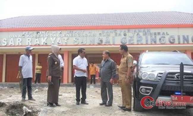 Dikabarkan Kios di Pasar Sei Geringging Atas Nama Anak Pejabat, Kabid: Itu KKN