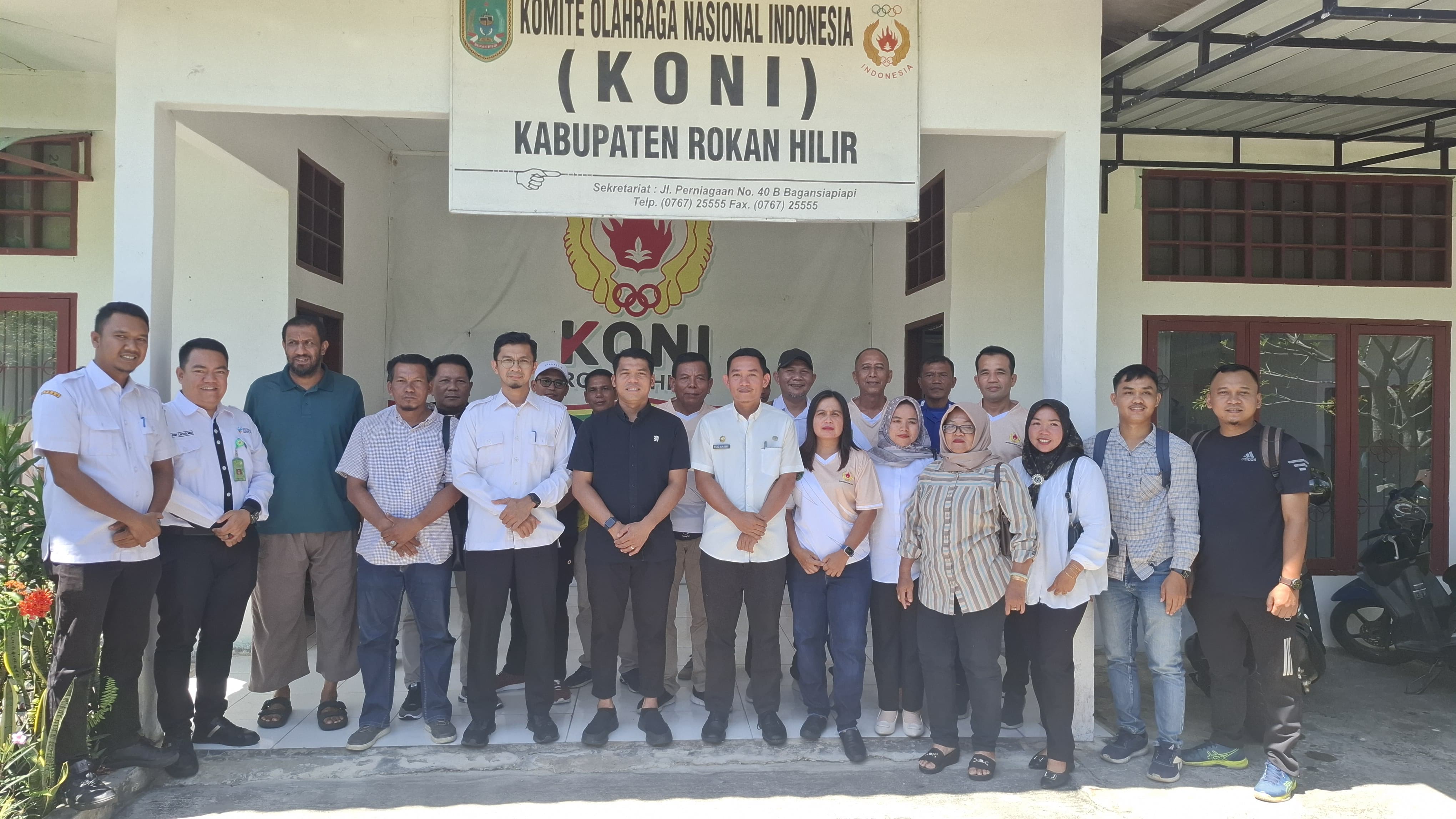 KONI Rohil Gelar Rapat Perdana, Tingkatkan Silaturrahmi dan Bahas Rencana Pelantikan