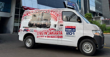 JNE Menjadi Partner Official Logistic Konser Dewa 19 Fea 6 Sept 2025 Di GBK Main Stadium
