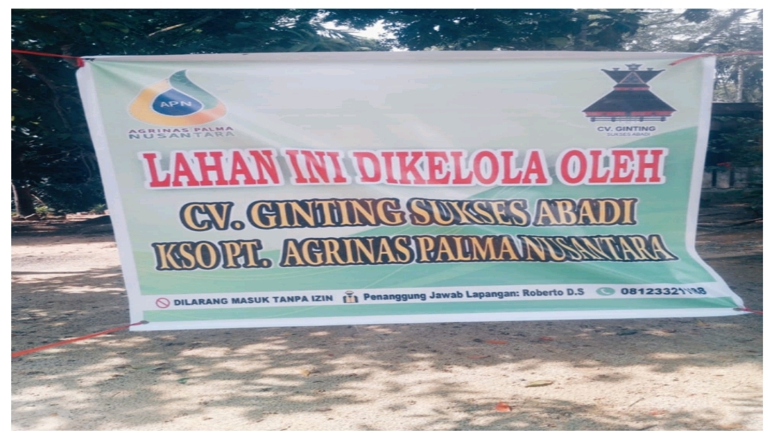 Kebun Sawit Milik Warga di Kota Lama Diserobot OTK, Mengaku KSO dan Catut Nama Agrinas