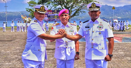 Sertijab Danlanal Saumlaki Di Ambon Dipimpin Danlantamal IX