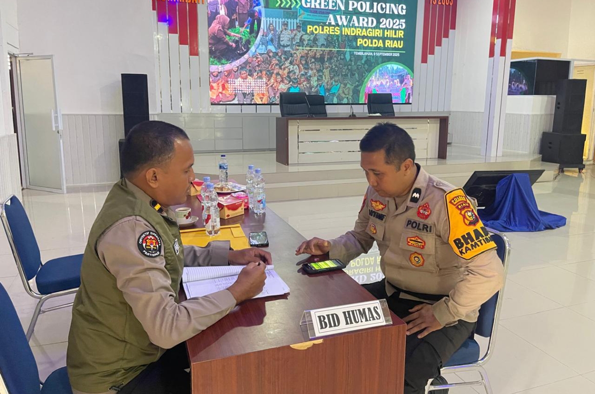 Ditinjau Tim Penilai, Polres Indragiri Hilir Siap Raih Green Policing Award 2025