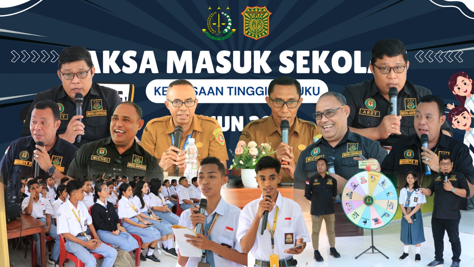 Kejati Maluku Edukasi Pelajar Ambon, Cegah Bullying hingga Bahaya Medsos