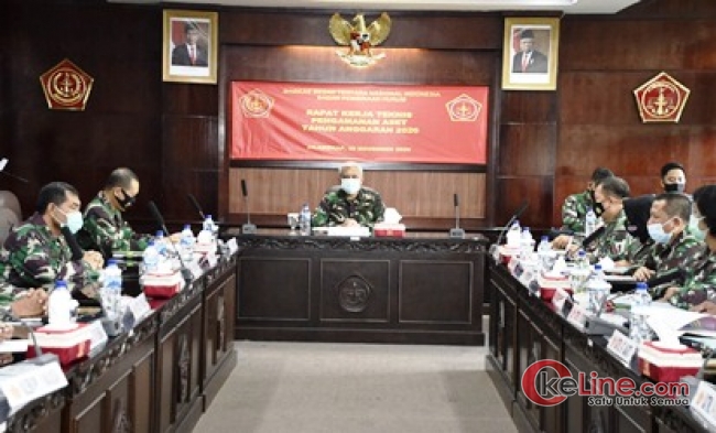 Tingkatkan Profesionalisme, Kababinkum TNI Taja Rakernis Tahun 2020