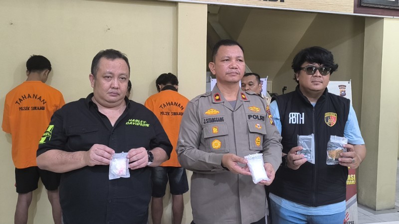Polsek Sukajadi Ringkus 3 Pengedar Narkoba, Sejumlah Paket Sabu-sabu Disita