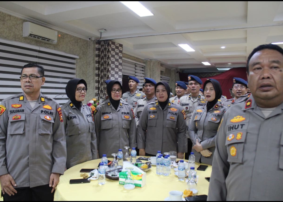 Syukuran HUT Brimob ke-80 di Polresta Pekanbaru Berlangsung Khidmat