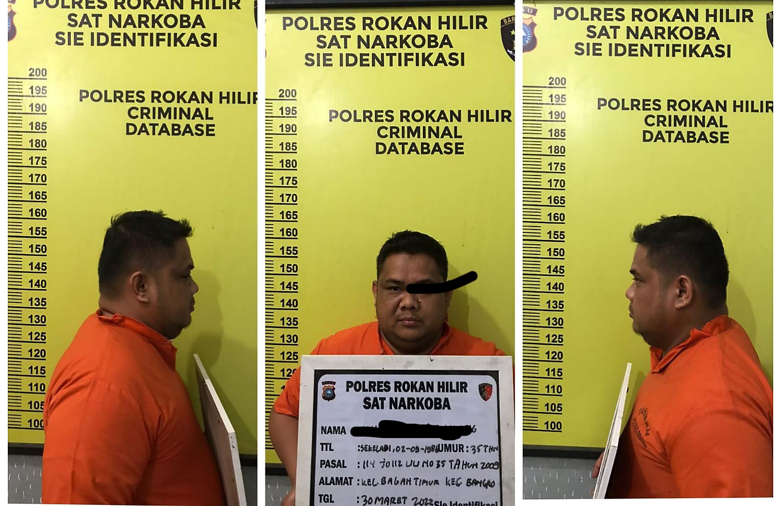 Simpan 4 Butir Pil Ekstasi , Oknum Politisi PKB Rohil Ditangkap Polisi