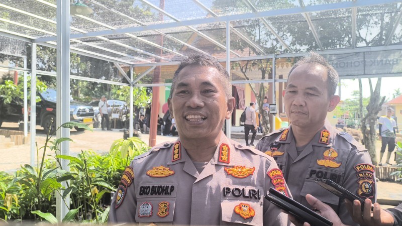 Bank Pohon Polda Riau di Rumbai Timur, Sediakan 9.400 Bibit untuk Penghijauan