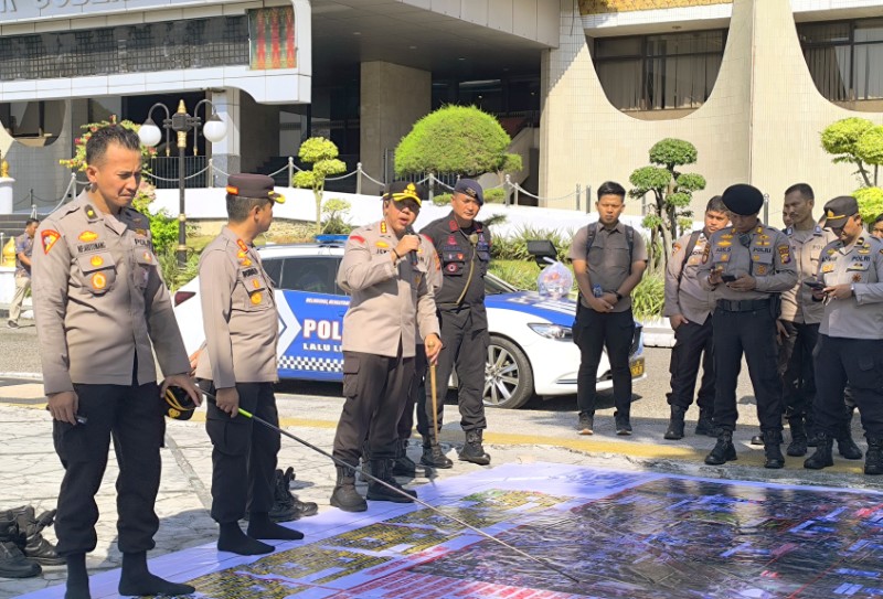 Sukseskan Riau Bhayangkara Run 2025, Polresta Pekanbaru Siagakan 2.550 Personil Gabungan