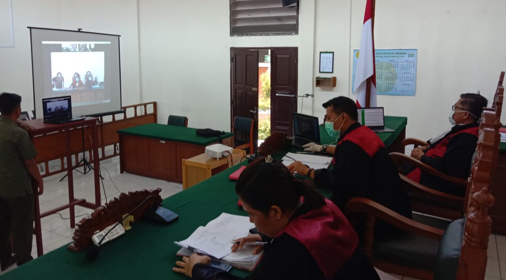 Imbas Virus Corona PN Rohil Gelar Sidang Secara Online