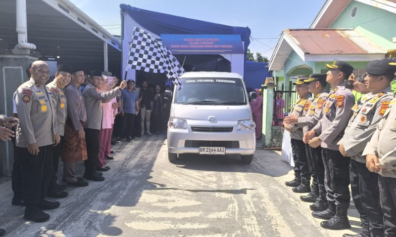 Kapolda Riau Resmikan SPPG Polresta Pekanbaru I, 9 Sekolah Terdaftar Penerima Manfaat