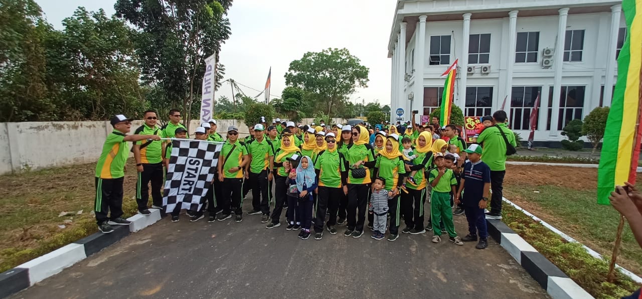 Kejari Rohil Gelar Perlombaan Olahraga Sambut Hari Bhakti Adiyaksa ke - 59