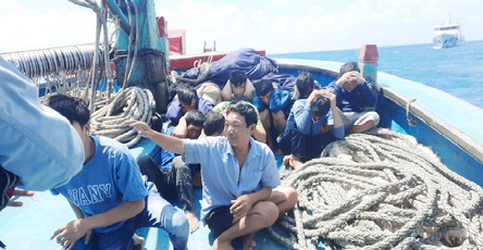 Bakamla RI Tangkap Kapal Vietnam Curi Ikan di Laut Natuna Utara