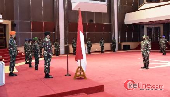 Panglima TNI, Marsekal TNI Hadi Tjahjanto, S.I.P Pimpin 25 Perwira Tinggi TNI Naik Pangkat