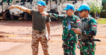 Dansatgas Kizi TNI Konga Disambut Baik Colonel Tashi Tobgyel