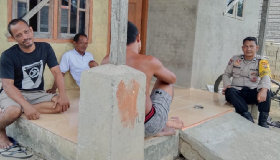 Pesan Polsek Pujud ke Warga Tangga Batu Demi Wujudkan Kamtibmas