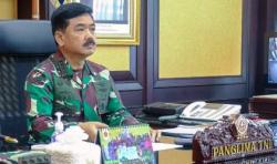 Pangkotama TNI Wilayah Jawa Timur Video Conference dengan Panglima TNI