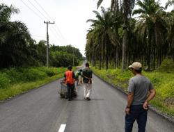Terbatas Anggaran, Pemkab Siak Perbaiki Jalan Bertahap dan Gandeng Perusahaan