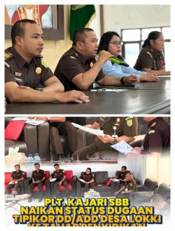 Kejari SBB Naikkan Status Dugaan Korupsi Dana Desa Lokki ke Tahap Penyidikan