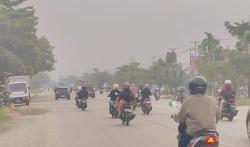Pekanbaru Mulai Diselimuti Kabut Asap, BMKG Deteksi Puluhan Hotspot