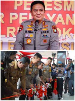 Kapolda Riau Resmikan Kantor Pelayanan Terpadu Polres Rohil di Bagansiapiapi 