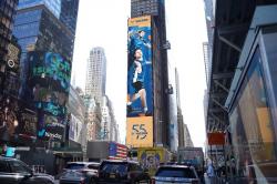 Peringatan 55 Tahun Berdirinya VICTOR, Merek Bulutangkis Terkemuka Muncul di Times Square