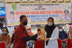 Asian Agri Gelar Operasi Pasar Migor Bersama Bupati Inhu, Bantu Stabilkan Harga Sembako